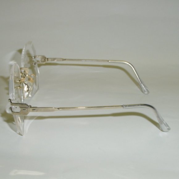 COPY - NWT Vintage 90's Lady Dia-Cut Bi-Focal Reading Glasses +1.75 (Gold/Clear) - Picture 2 of 4